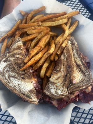 Rueben Sandwich   at Pig Minds Brewing in Machesney Park