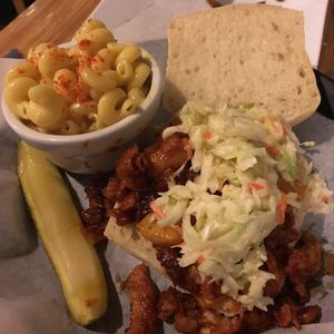 BBQ Soy Curls at Pig Minds Brewing in Machesney Park