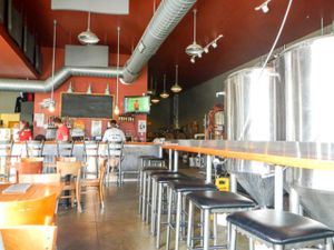 inside at Pig Minds Brewing in Machesney Park