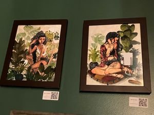 Local artist's work at Fox Tale Fermentation Project in San Jose