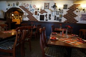 Cozy environment at O'Mamma Mia in Stockholm