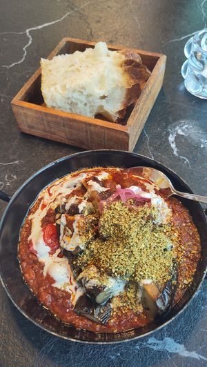 Vegan shakshuka at Furo in Salzburg