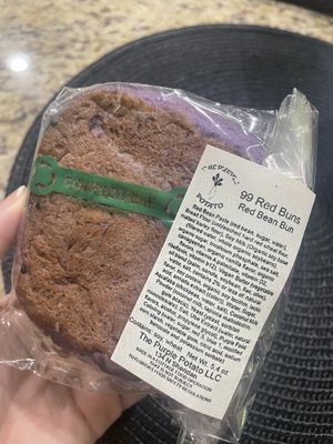 Ingredients for red bean bun   at The Purple Potato in Deland