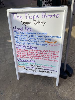Today’s options  at The Purple Potato in Deland