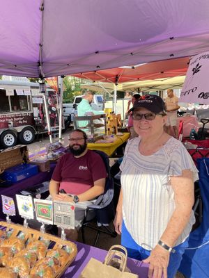Met with a smile!  at The Purple Potato in Deland