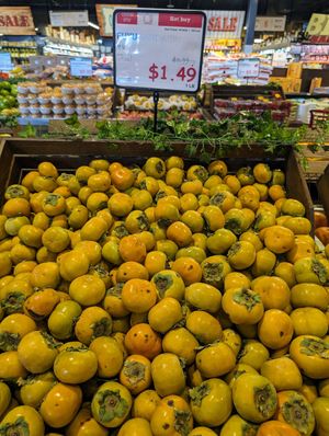 Fuyu persimmons... at H Mart in Austin