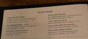 current menu (jan 2023)  #Veganuary at Earls Kitchen + Bar - Test Kitchen in Vancouver