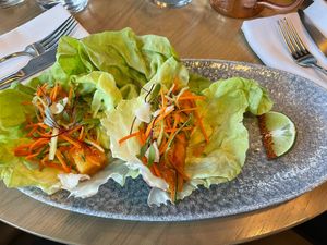 tofu lettuce wraps   at Earls Kitchen + Bar - Test Kitchen in Vancouver