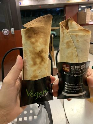 Shimeji and Jackfruit  at Pizza Crek in Petropolis