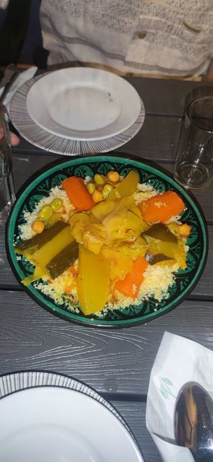 Cous Cous with vegetables at Teteria Almedina in Almeria