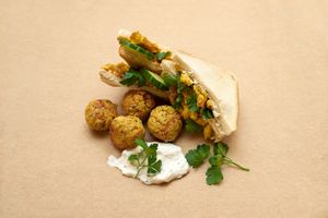 Egg Sandwich with Parsley & Cucumber at Sishaus in Graz