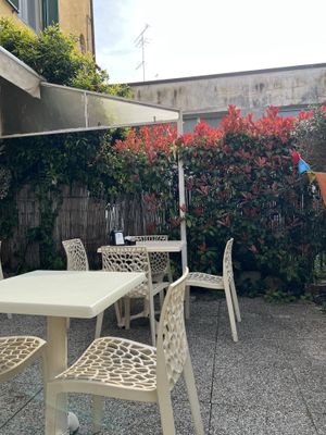 Courtyard   at House Cafe in Pisa