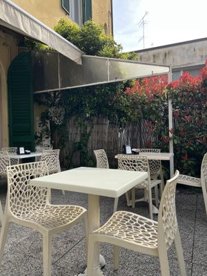 Courtyard   at House Cafe in Pisa