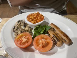 Full Vegan English Breakfast  at Holly Bush Inn in Kielder