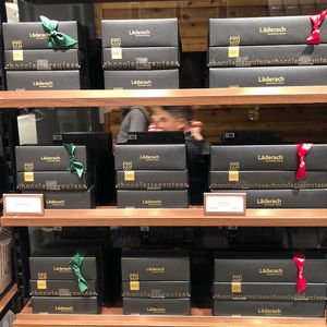 Dark truffles   at Läderach Chocolatier Suisse in Dubai