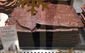 Orange almond dark  at Läderach Chocolatier Suisse in Dubai