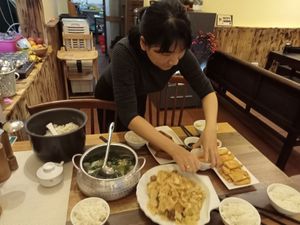 Just shared a meal with the family who runs this restaurant. Very delicious at Shala Vegan House in Da Nang