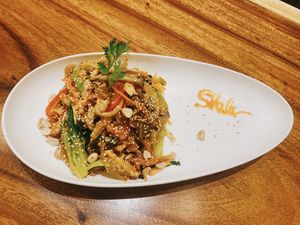 Stir-fried vemicelli Korean with vegetables  at Shala Vegan House in Da Nang