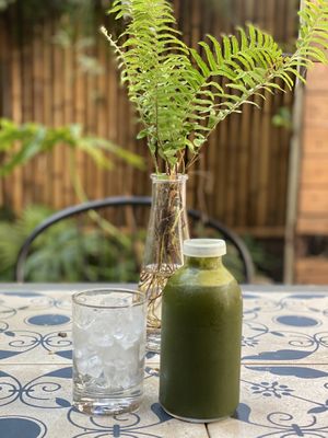 Penny wort juice  at Shala Vegan House in Da Nang
