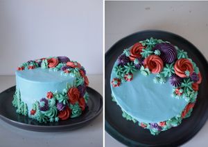 little mermaid inspired cake   at Grão a Grão in Caldas Da Rainha