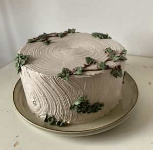 forest theme cake  at Grão a Grão in Caldas Da Rainha