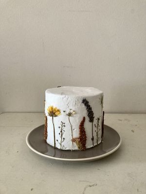 dried flowers decoration  at Grão a Grão in Caldas Da Rainha