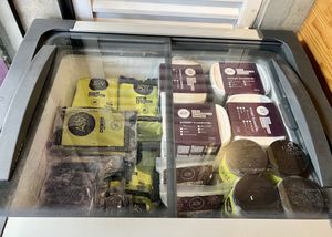 Açaí freezer  at ASA Açaí in Rio De Janeiro