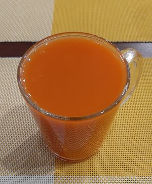 Carrot juice at Orchis Vegan Cafe - Орчис  in Ulaanbaatar