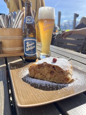 Vegan apfelstrudel!  at Kölner Haus in Serfaus