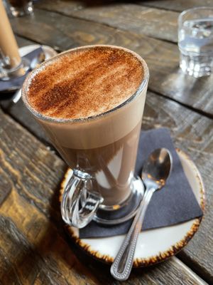 Hot chocolate   at Tre Ciccio in Bury