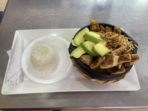 Cazuela de frijoles vegana  at La Tamalera Vegetariana in Medellin
