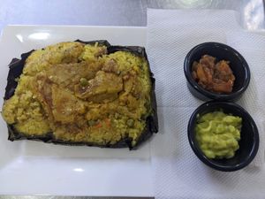 Vegan rice dish - 3.5/5 at La Tamalera Vegetariana in Medellin