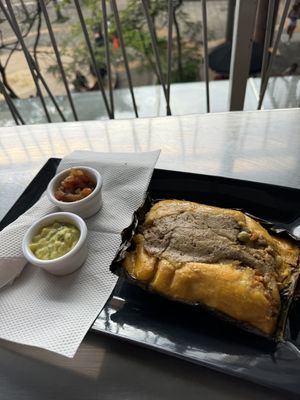   at La Tamalera Vegetariana in Medellin