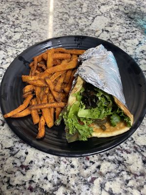 Falafel gyro  at TheFeed in Logan