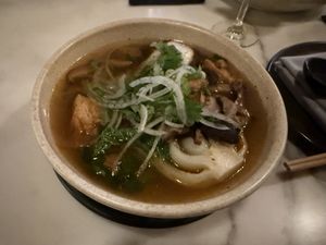Vegan Pho (smaller dinner portion)  at Bodega SF in San Francisco