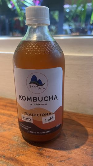 Cafe kombucha  at Sōya - El Tunco in El Tunco