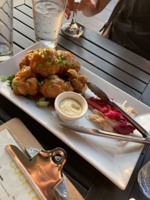 Thai cauli wings  at The Purple Elephant in Northport