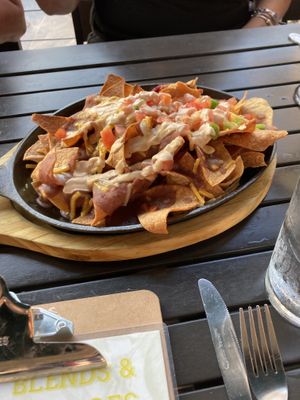 Vegan nachos  at The Purple Elephant in Northport