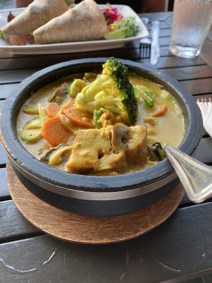 Gonzo surfer bowl (looks better than it tastes) at The Purple Elephant in Northport