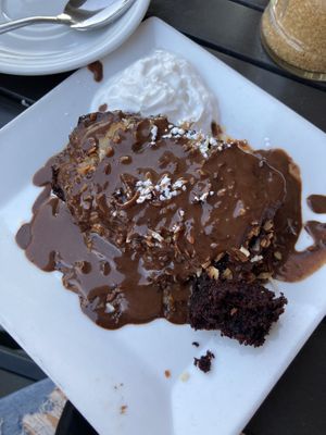 Chocolate cake  at The Purple Elephant in Northport