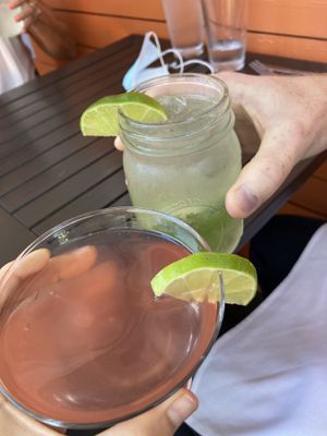 Cosmo and mojito at The Purple Elephant in Northport