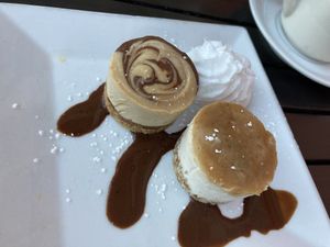 Sweet soul bakery cheesecakes!  at The Purple Elephant in Northport