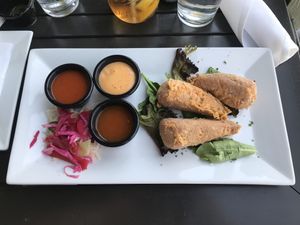 Seitan nuggs  at The Purple Elephant in Northport