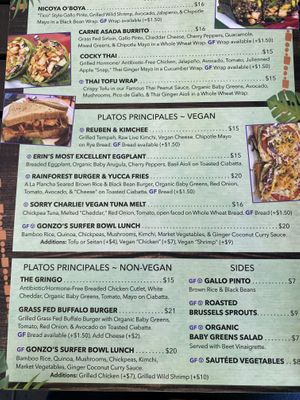 We split the Reuben and the eggplant. So yummy!   at The Purple Elephant in Northport