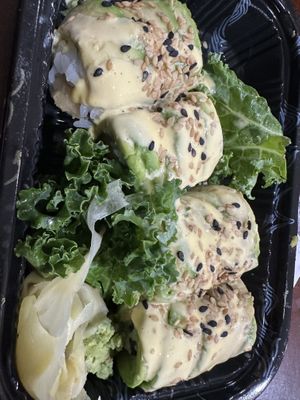 Vegetarian roll  at Hokkaido in Mount Sinai