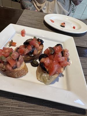 Bruschetta   at Mamma Rosa in Isla Mujeres