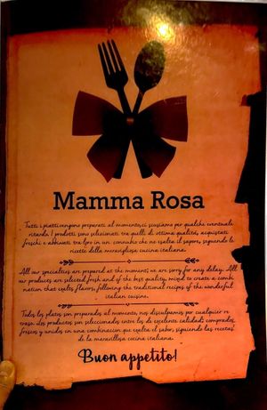   at Mamma Rosa in Isla Mujeres