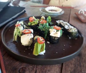 Vegan Sushi Set at Chef's Kazoku in Pai