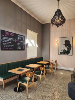 Bar area at Miss Amelie in Wodonga