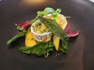 Butter nut tortellini, cavalo nero, walnut, truffle at Miss Amelie in Wodonga